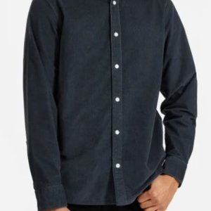 Men's Everlane The Corduroy Shirt - Dark Slate XL